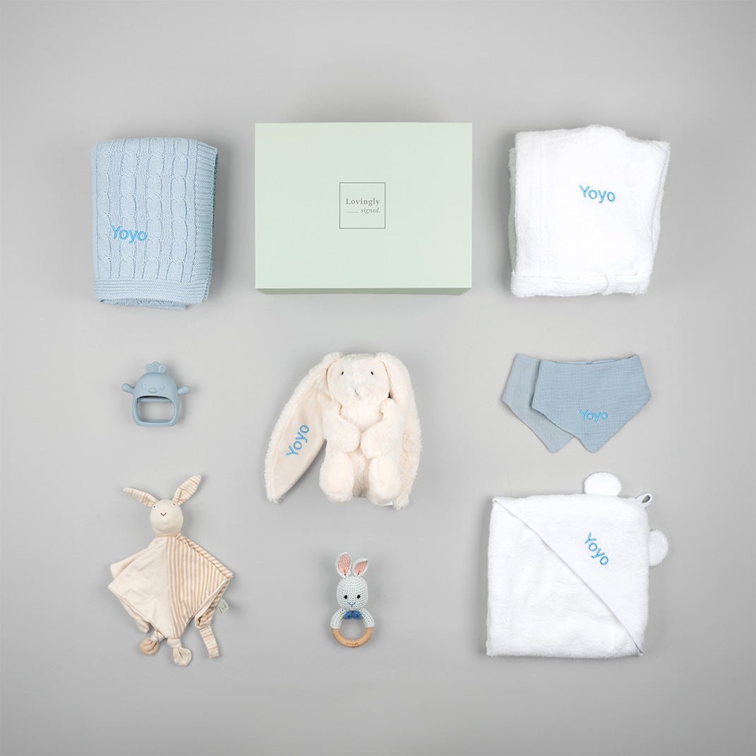 Personalized Baby Shower Gift Set (Multiple Color Options