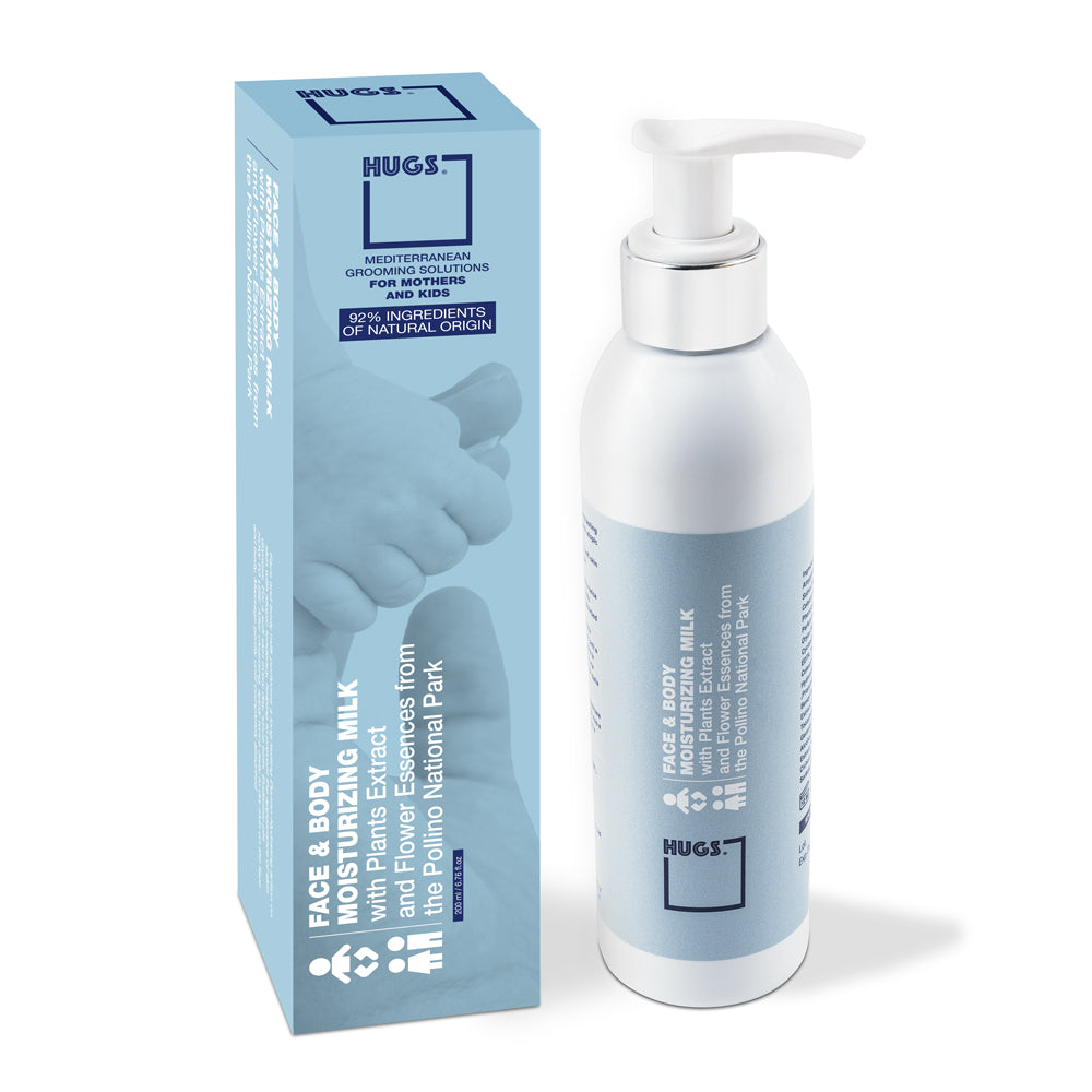 Lightweight baby lotion with long-lasting hydration