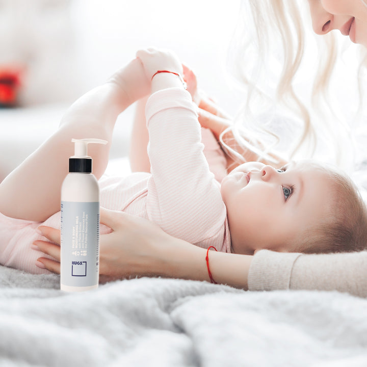 HUGS lotion for newborn face and body care