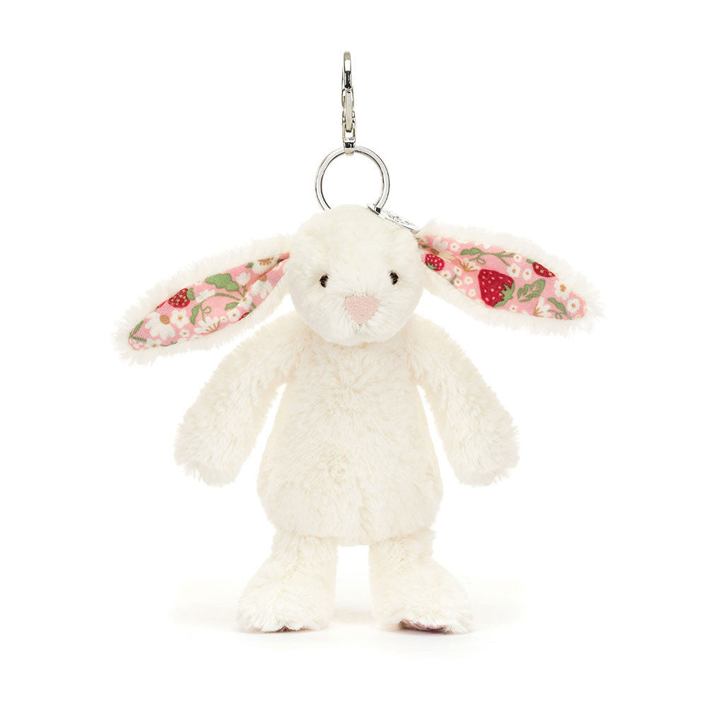 Jellycat Cream Berry Bunny Key Chain