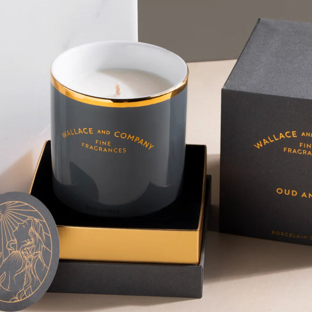 Wallace & Company Fragrances - Oud Amber Candle