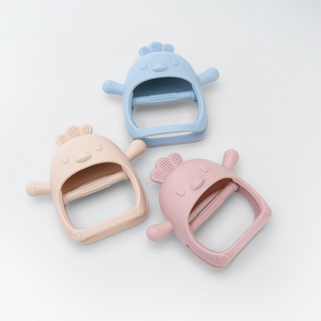 Chick Teether in 3 colours