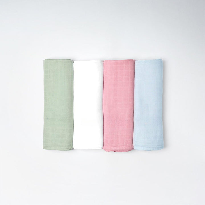 Personalised Bamboo Baby Swaddle in 4 colours