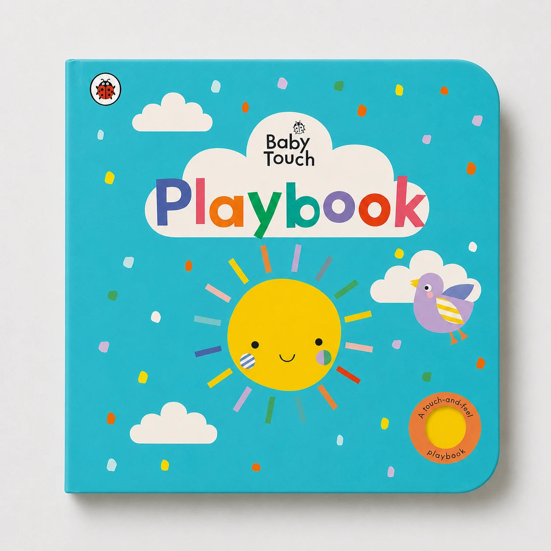 Baby Touch Playbook Touch-and-Feel Board Book with Colourful Sun and Bird Cover
