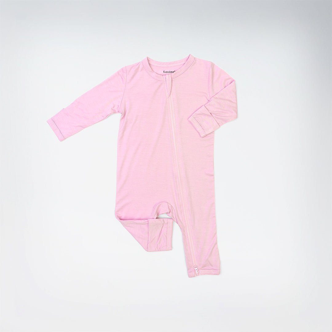 Bamboo Long Sleeve Bodysuit - Pink