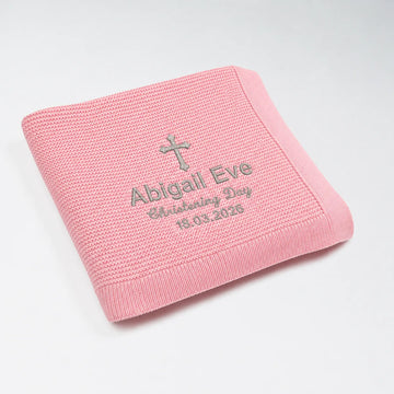 Personalised Baptism Gift | Christening Blanket Singapore