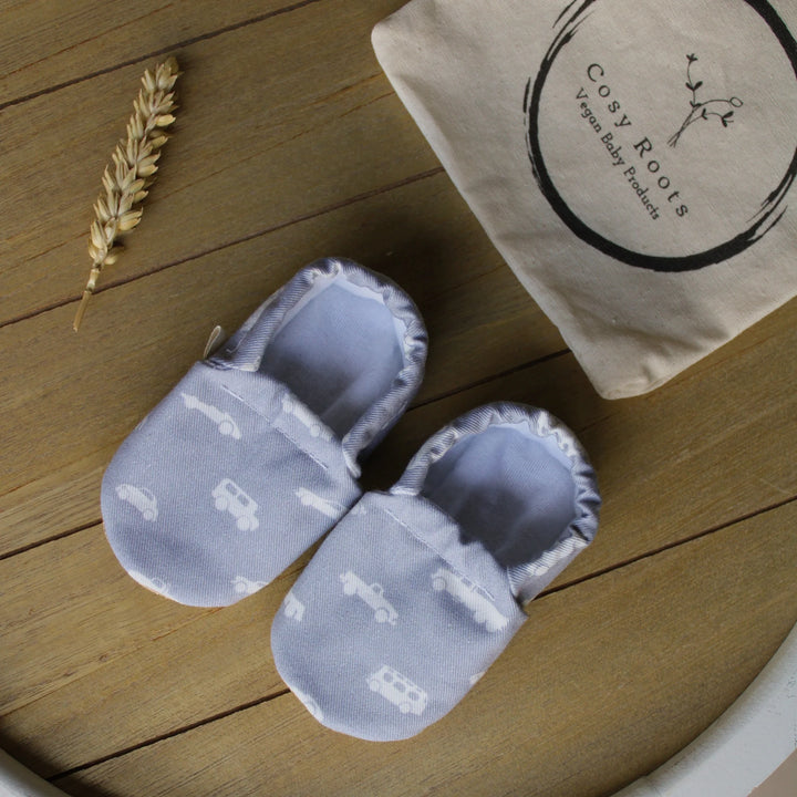 Cosy Roots Vegan Shoes - Retro Cars