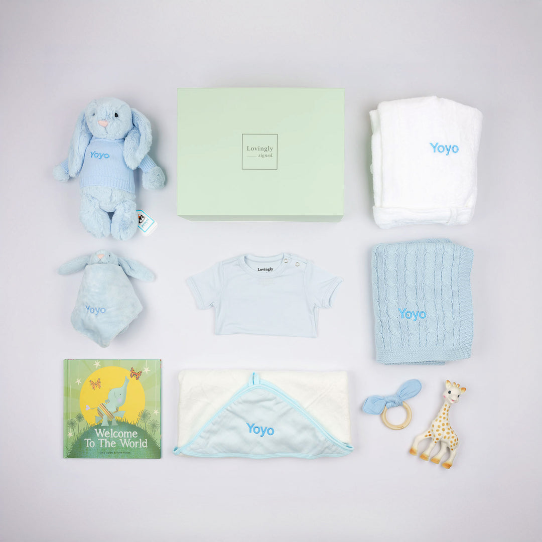 Gentle Dream Baby Gift Set in Blue