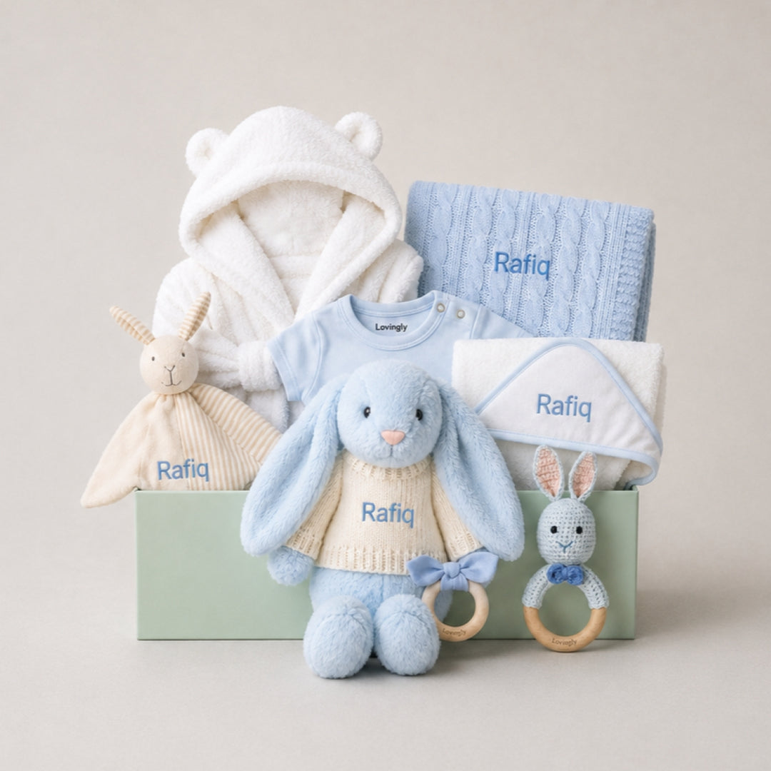Baby Gift Hampers: Gentle Dreams Bundle - Blue
