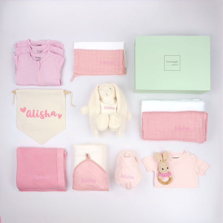 Hospital to Home Baby Gift Set in Pink