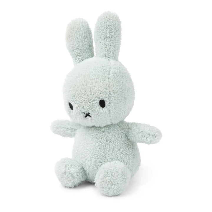 Miffy Sitting Terry Soft Green Plush Bunny Angled Front View