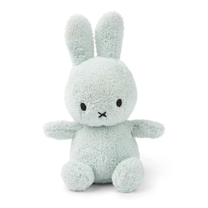 Miffy Sitting Terry Soft Green Plush Bunny Front View
