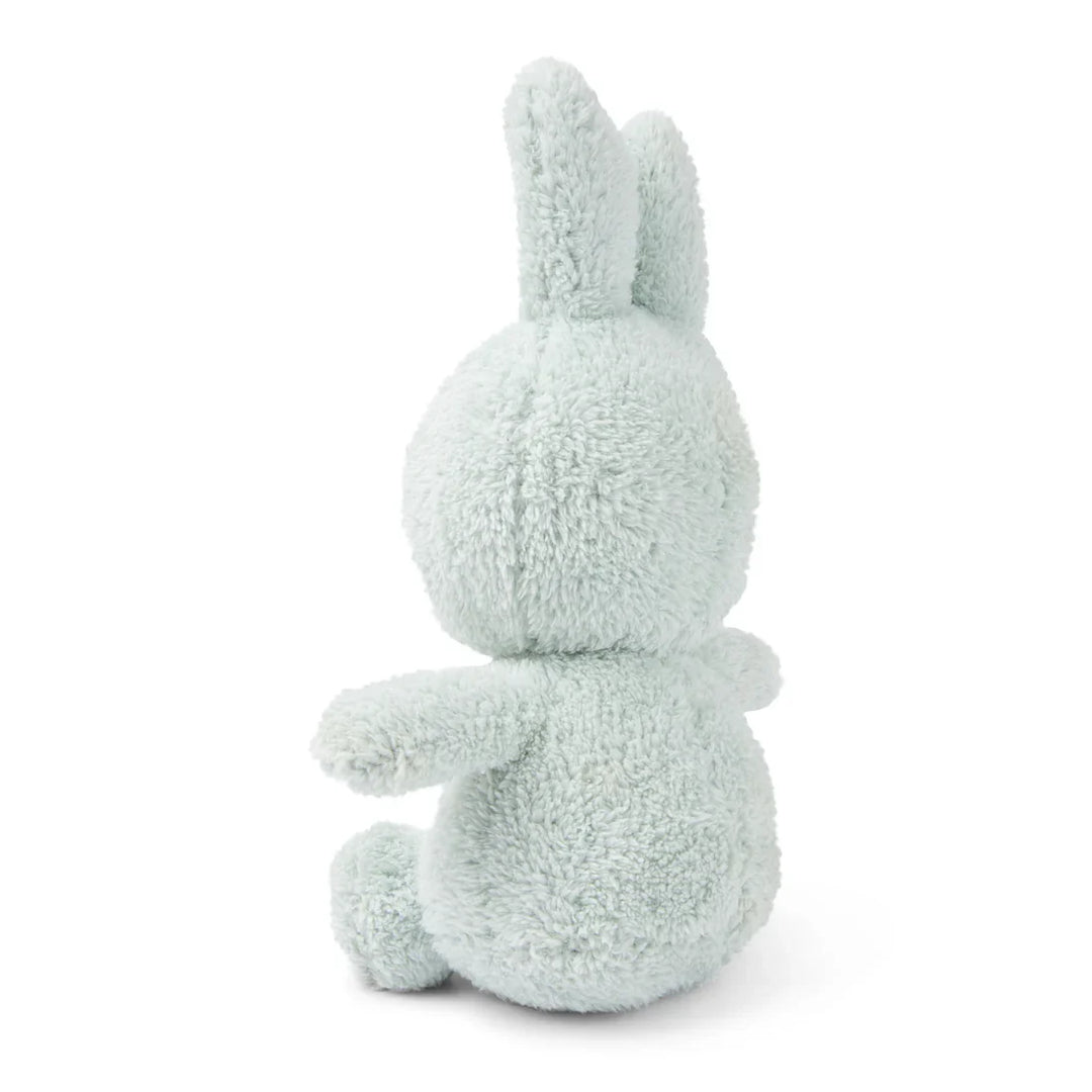 Miffy Sitting Terry Soft Green Plush Bunny Side View