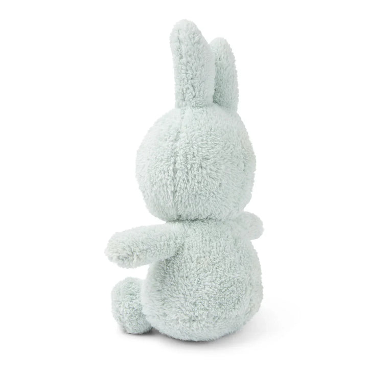 Miffy Sitting Terry Soft Green Plush Bunny Side View