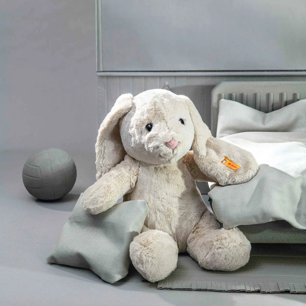 Steiff Soft Cuddly Friends Hoppie Rabbit in a Nursery Setting