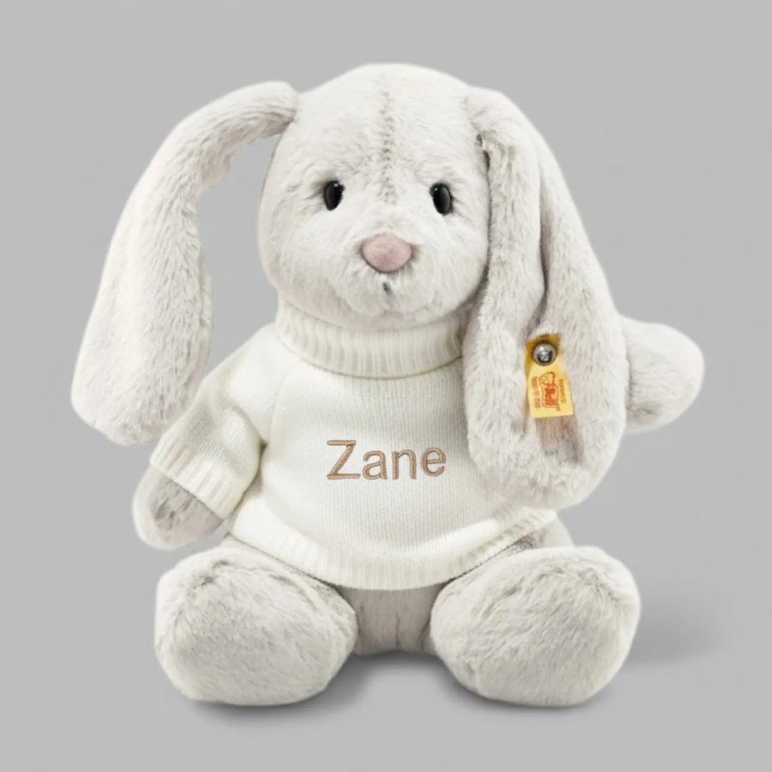 All Playtime Collection: Steiff Hoppie Rabbit - Light Grey

