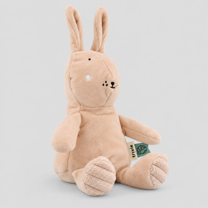 Trixie Rabbit soft toy in blush pink, cuddly plush bunny for babies and newborn gifts UAE